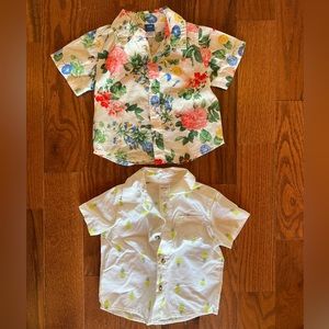 (2) Baby Boy Shirts